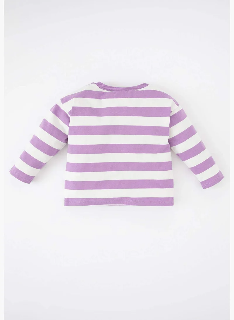 DeFacto BabyBoy Regular Fit Bike Neck Knitted Long Sleeve T-Shirt