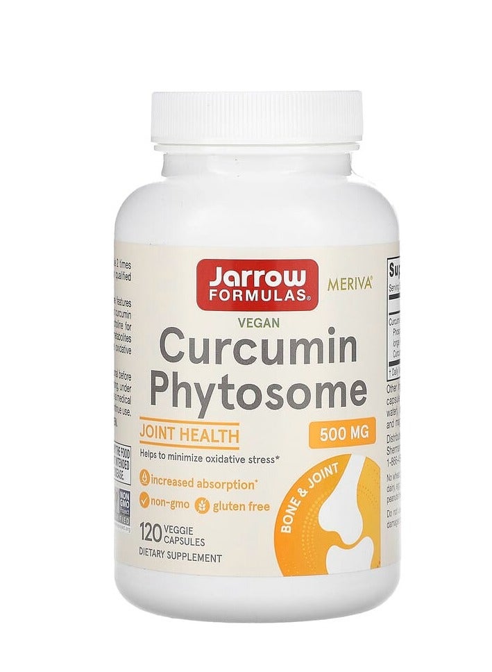 jarrow formulas Curcumin Phytosome, 500 mg, 120 Veggie Capsules