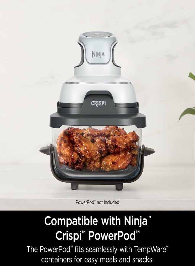 Ninja 4 QT TempWare Glassware Container with Storage lid, Compatible Crispi Portable Cooking System, Microwave, Freezer and Dishwasher Safe, PFAS Free Glass Cooking Surface - Image 4