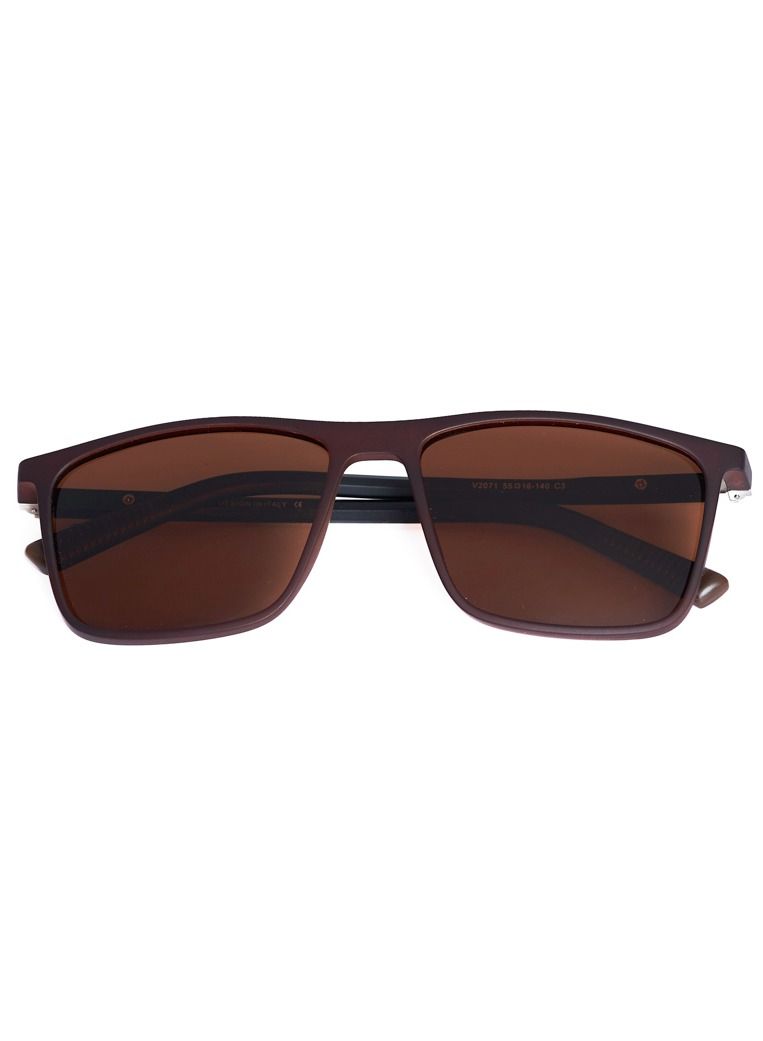 Unisex Sunglasses V2071 - Brown