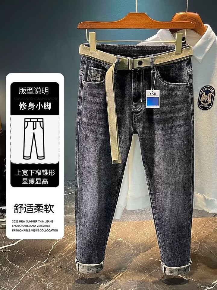 Unisex Classic Denim Jeans Loose Fit Daily Outdoor Wear - Image 1