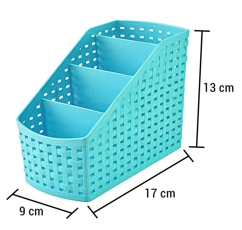 Kuber Industries Heart Home 1 Piece Plastic Multipurpose Storage Basket for Bathroom, Kitchen, Office (Multi) - CTHH018774 - Image 2
