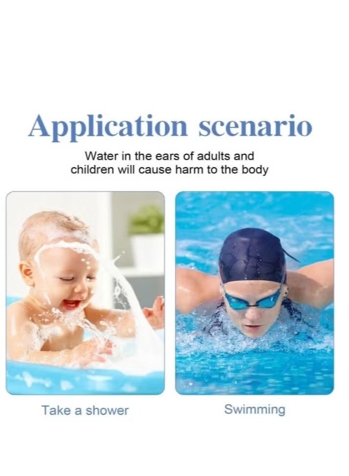 سيفودون يمكن التخلص منها غطاء الأذن لحماية الأطفال حديثي الولادة مع سدادات الأذن للاستحمام ، ركوب الأمواج ، الغطس وغيرها من الرياضات المائية - Image 4