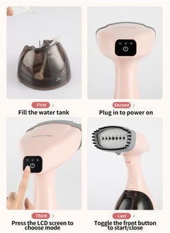 DOSCHER Steam Iron 1500W Handheld Steamer Garment Steamer for Clothes Portable Iron Steam with Strong Penetrating 300ml  - Image 4