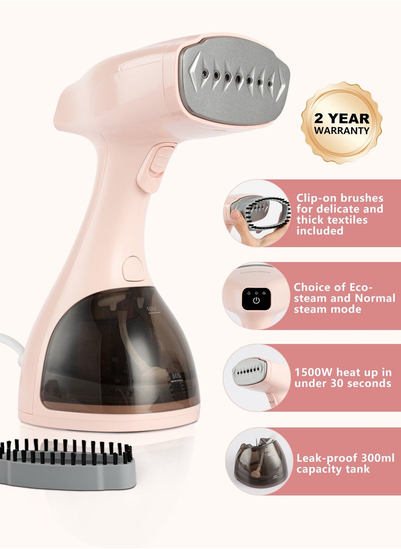 DOSCHER - Steam Iron 1500W Handheld Steamer Garment Steamer for Clothes Portable Iron Steam with Strong Penetrating 300ml - Image 1