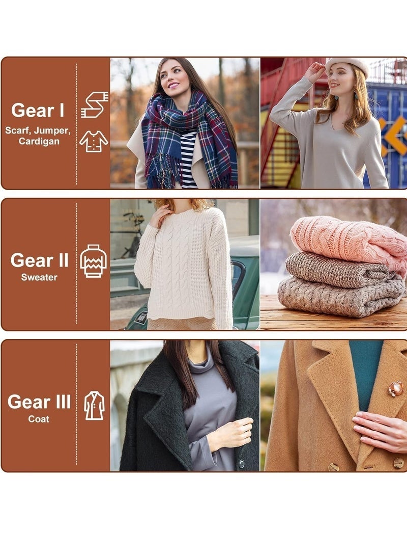 Bukela Fabric Shaver Rechargeable Lint Remover, Electric Lint Remover, Sweater Defuzzer Shaver LED Digital Display, for Sweater, Couch, Clothes, Carpet - Image 5