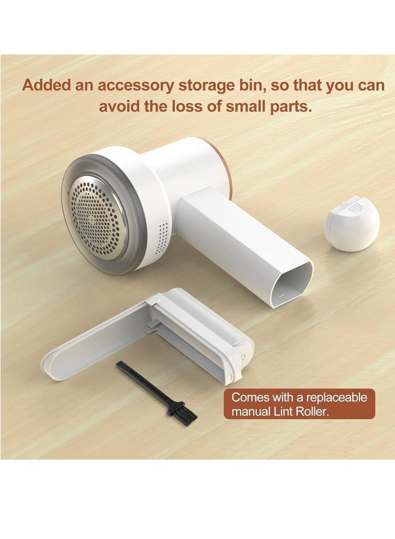 Bukela Fabric Shaver Rechargeable Lint Remover, Electric Lint Remover, Sweater Defuzzer Shaver LED Digital Display, for Sweater, Couch, Clothes, Carpet - Image 4