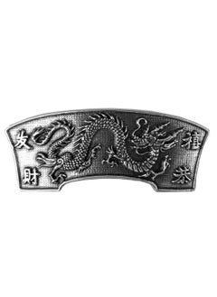 Oberon Design Dragon Hair Clip Hand Cast Metal Barrette Made in the USA with a Medium 70mm Clip by Oberon Design 1 Piece 
