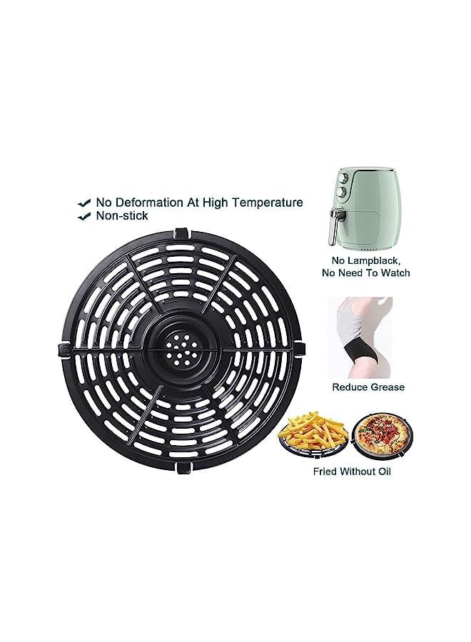 vesus Fryer Replacement Grill Pan For Power Dash Chefman 5QT Air Fryers Crisper Plate,Air fryer Grill Plate,Non-Stick Fry Coating Pan,Dishwasher Safe (8.46in/5QT) - Image 3