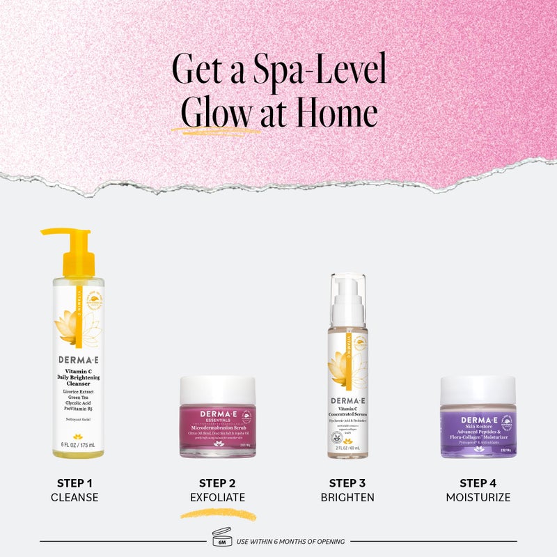 derma-e DERMA E Microdermabrasion Scrub with Dead Sea Salt & Citrus Essential Oils â€“ Facial Exfoliating Scrub Smooths, Revitalizes and Renews â€“ Ideal for Scars and Wrinkles, 2oz - Image 5