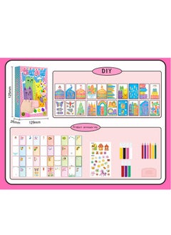 Kenzs Rainbow dot color scratch painting DIY children's fun bookmark handmade graffiti scratch painting paper postcard toy  - Image 2