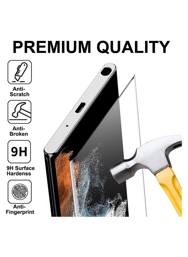 Raxoom Galaxy S22 Ultra Privacy Screen Protectorï¼ŒS22 Ultra Screen Protector -Anti-Spy 9H Hardness HD Tempered Glass Black Film for Samsung Galaxy S22 Ultra 5G - Image 5