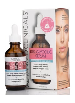 Advanced Clinicals 10% Glycolic Serum 52 ml  - Image 1