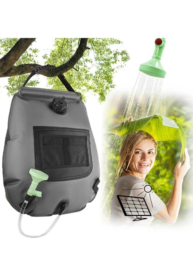 Generic 20l Large Capacity Shower Bag For Camping, Portable Solar Heating Bathing Pack Emergency Camping Tent Accessories Outdoor Hiking,With Temperature Display  - Image 1
