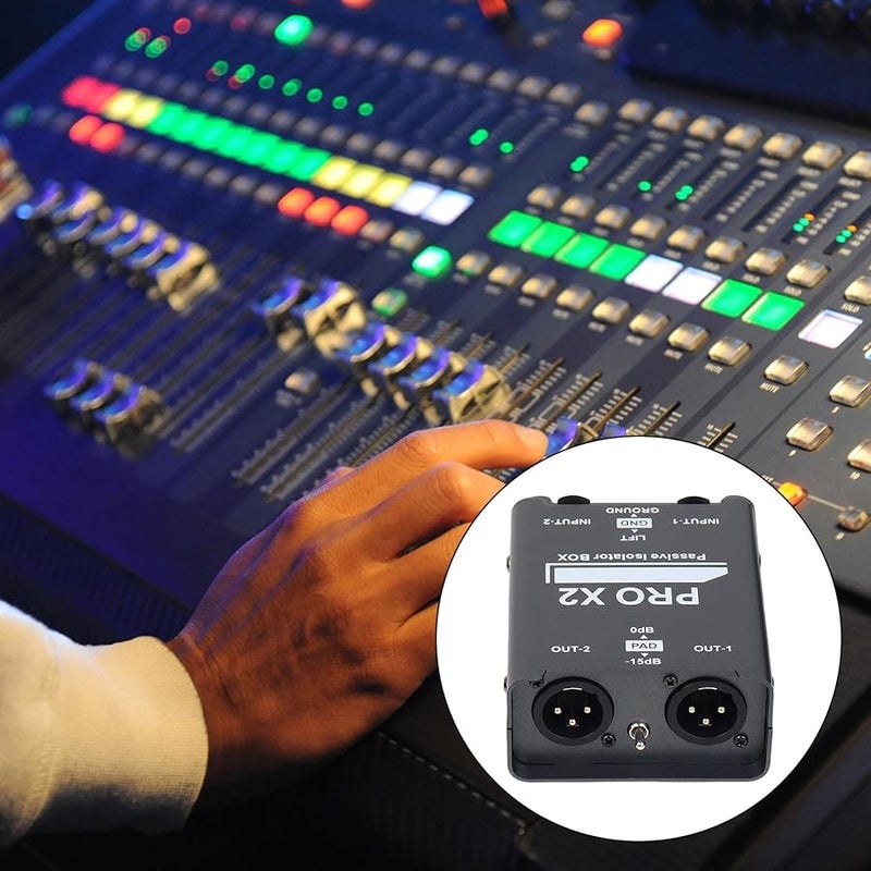 MAX2 2 Channel Noise Isolator Metal Housing ABS Car Home Stereo Audio Noise Reduce - Image 4