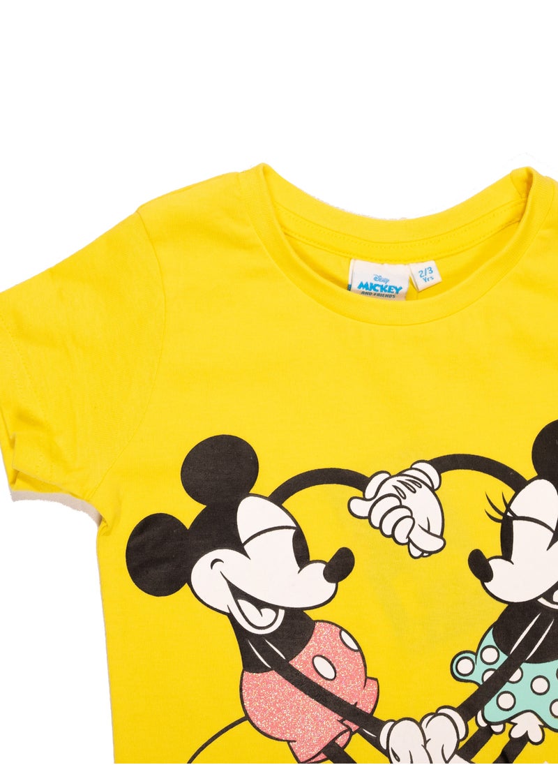 Mickey and Friends T-Shirt, Yellow