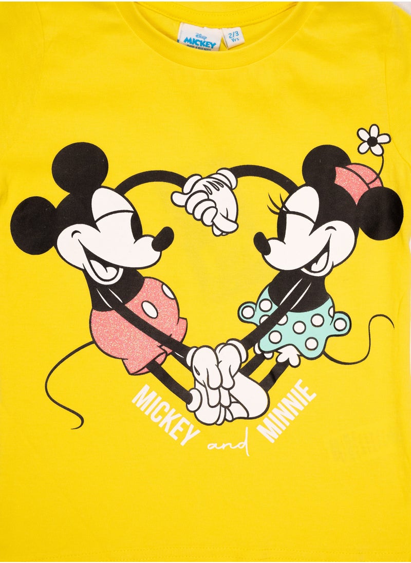Mickey and Friends T-Shirt, Yellow
