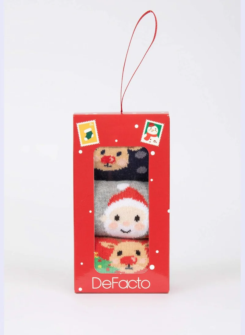 DeFacto New Year 3 Pack Boy High Cut Socks