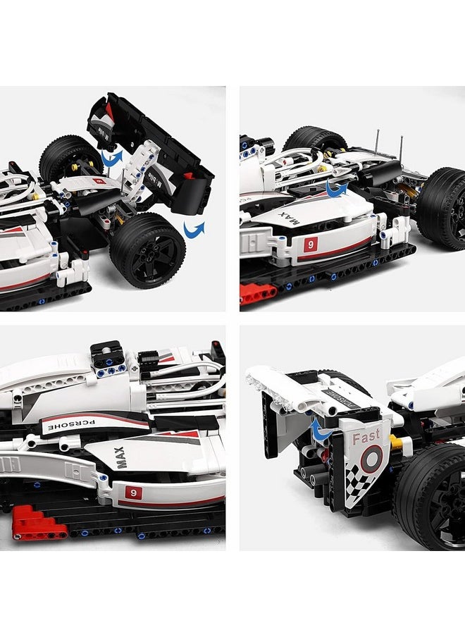 mould king Mould King 13117 Technik Sports Car Model, Racing Car Building Blocks Kit, 1235 Pcs Collectible Set for Adults, Display Model for Home or Office Décor(Static Version)  - Image 2