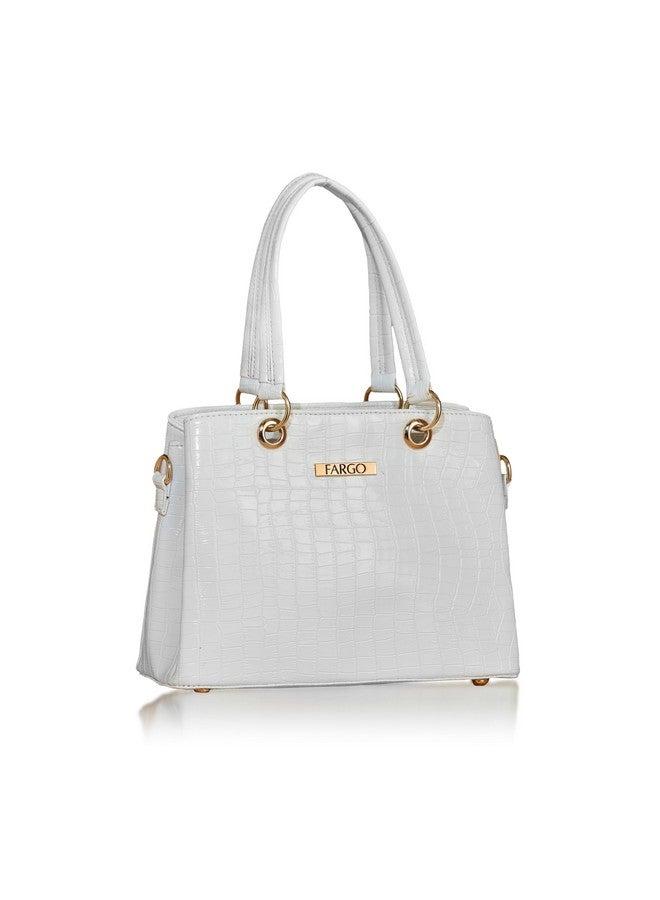 Fargo Stylish Girls Handbags For Women (White) - Image 1