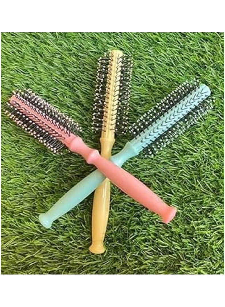 Heat Round Hair Dryer Brush with Heat Resistant Plastic Handle – Detangling Curls and Styling Easily – Suitable for All Hair Types – Professional Design for Hair Styling at Home or Salon - Image 3