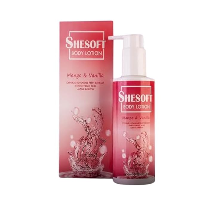 Shesoft Body Lotion – Mango & Vanilla | Deep Moisturizing & Nourishing Lotion - Image 1