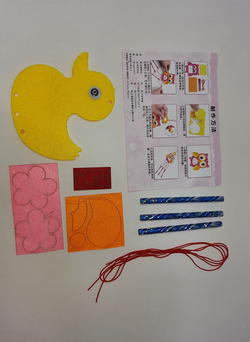 NIBEMINENT Handmade Hangings Duck Wind Chimes 17cm - Image 2