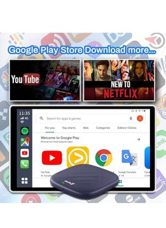 Carlinkit Carlinkit Wireless Carplay Box 8GB RAM+128GB ROM Wireless Android Auto Car Adapter 3 In 1 Car AI Box Built In GPS Android 13 Dual Band Wifi Bluetooth  - Image 4