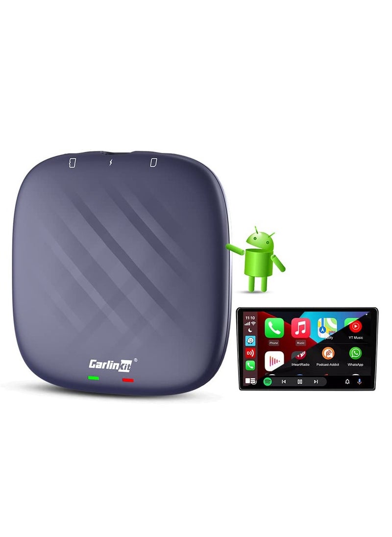 Carlinkit - Carlinkit Wireless Carplay Box 8GB RAM+128GB ROM Wireless Android Auto Car Adapter 3 In 1 Car AI Box Built In GPS Android 13 Dual Band Wifi Bluetooth - Image 1