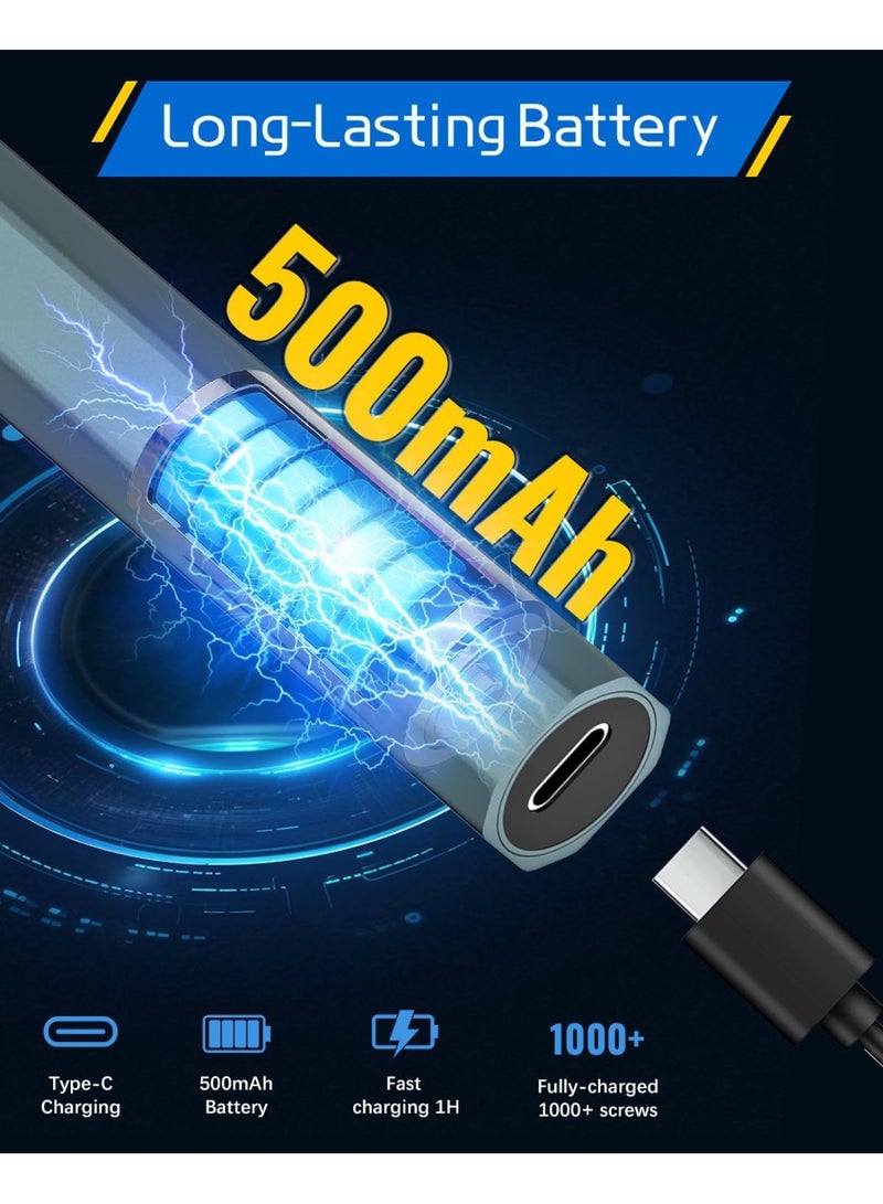 Mini Electric Screwdriver Set – 66-in-1 Magnetic Precision Screwdrivers, 5 Adjustable Torque Levels for Phone, Laptop, PC, Glasses, and Watch Repair - Image 3