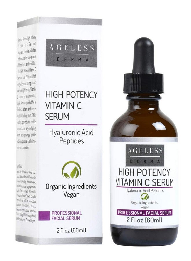 Ageless Derma High Potency Vitamin C Serum With Hyaluronic Acid By Dr. Mostamand. 2 Fl Oz (60 Ml) - Image 1