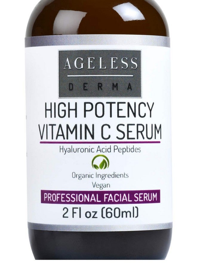 Ageless Derma High Potency Vitamin C Serum With Hyaluronic Acid By Dr. Mostamand. 2 Fl Oz (60 Ml) - Image 2