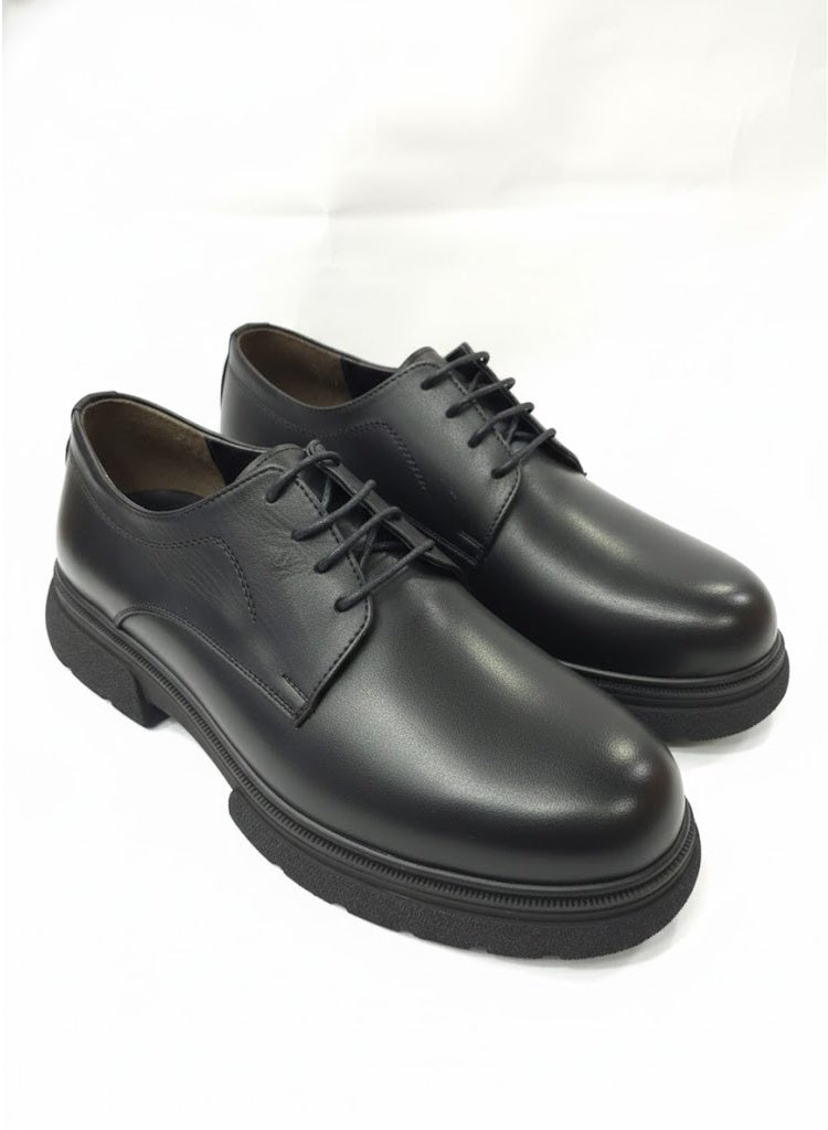 Stylish men's genuine leather lace-up boots with a non-slip rubber sole - available in various sizes and colors - Image 2