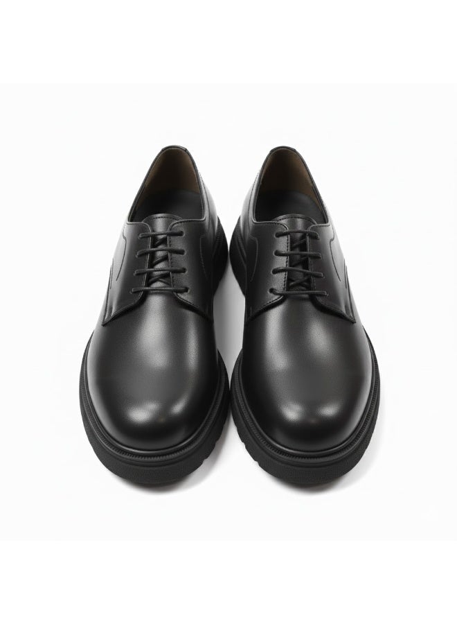 Stylish men's genuine leather lace-up boots with a non-slip rubber sole - available in various sizes and colors - Image 3