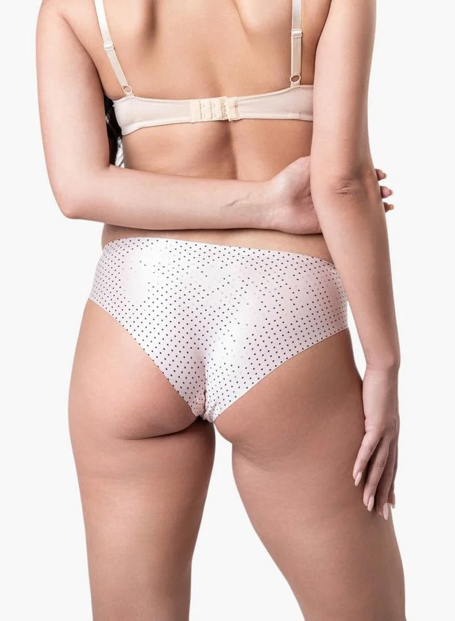 أدريا طقم قطعتين - شورت بيكيني مطبوع من آدارايا بخصر مطاطي