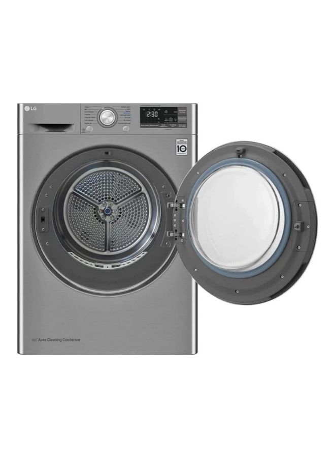 LG Front Load Dryer Dual Inverter Heat Pump ThinQ ( international Version ). 9 kg RH90V9PV8N Silver - Image 5