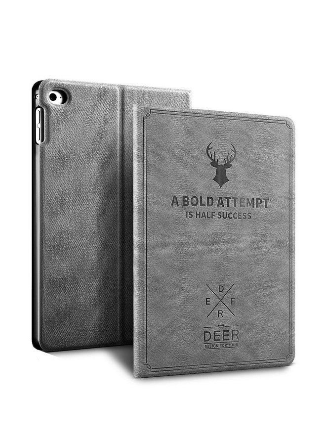 MOCA Compatible Smart Flip Cover case for 7.9 inch Apple iPad Mini 1 2 3 ipad A1432 A1454 A1455 A1489 A1601 A1490 A1491 A1599 A1600 Stand Flip Cover case (7.9 inch iPad Mini 1,2,3, Gray) - Image 1