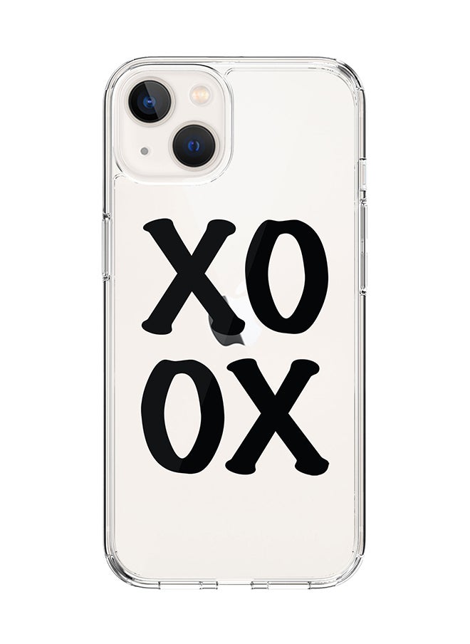 Classic Clear Case for Apple iPhone 15 Hybrid Soft Case Flexible Edges Anti Drop TPU PC Gel Thin Transparent Cover [ Designed for Apple iPhone 15 ] - XOXO