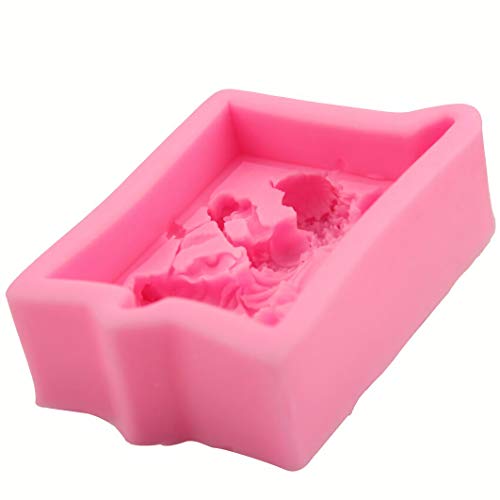 HengKe 2 PcsFairy or Angel Silicone Mold,for Sugarcraft Cake Decoration, Cupcake Topper, Polymer Clay,Fondant Molds-Small, Resin Epoxy, Jewelry Making, Soap Wax Making Decoration, Crafting Projects - Image 4