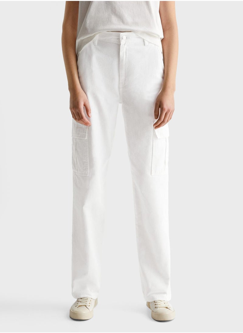 MANGO - Kids Essential Cargo Pants - Image 1