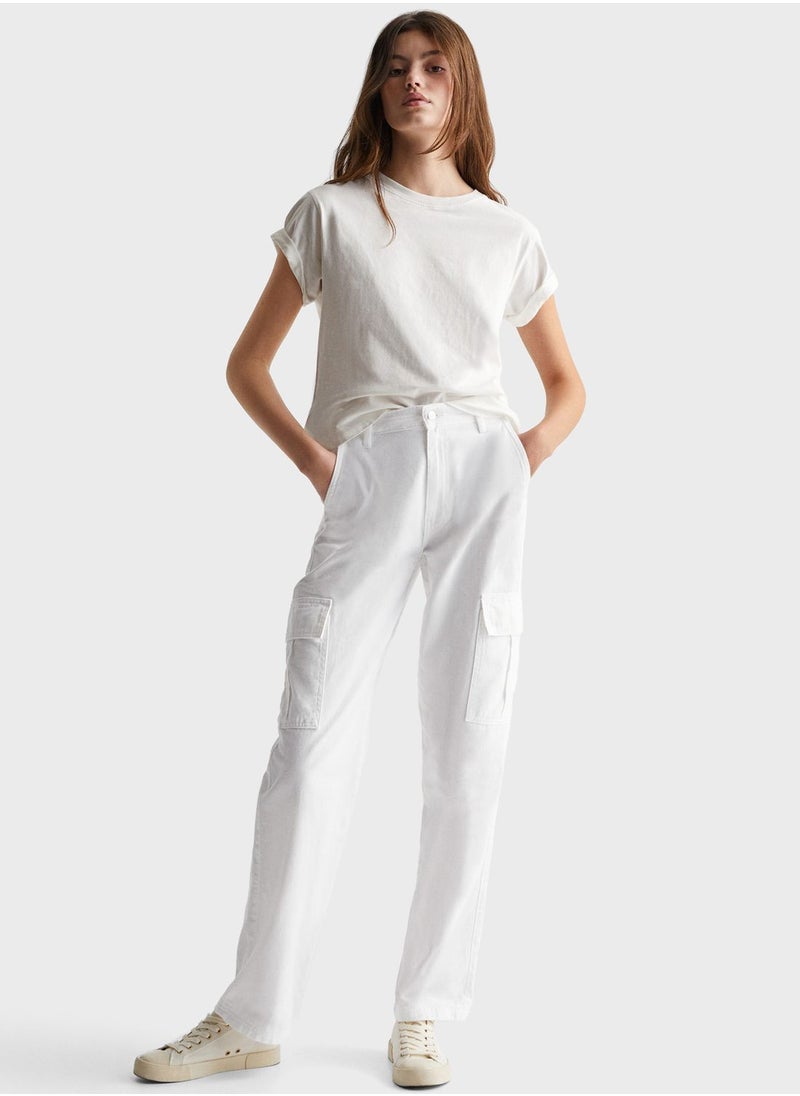 MANGO - Kids Essential Cargo Pants - Image 1