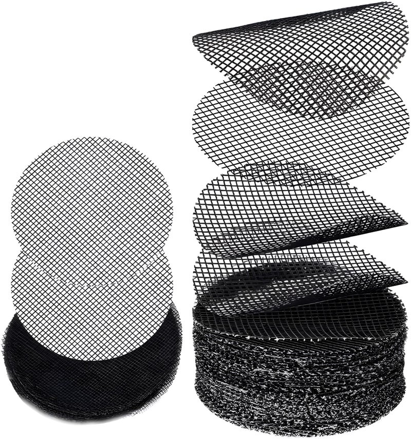 24x7 eMall 50 pcs Flower Pot Hole Mesh Jali 10 Cm x 10 Cm to Prevent Soil Loss for All Types of Pot Plants Home Garden Soil Erosion Prevention. - Image 1
