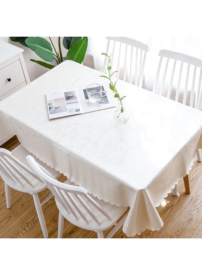 PVC Tablecloth Waterproof Anti-Scalding Oil-Proof Tablecloth Rectangular Coffee Tablecloth - Image 1