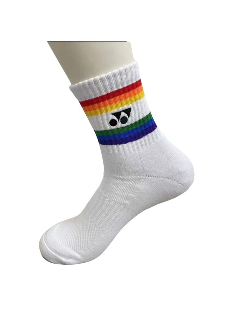 KUYING Fashion Anti Slip Breathable Sports Socks Three Piece Set 