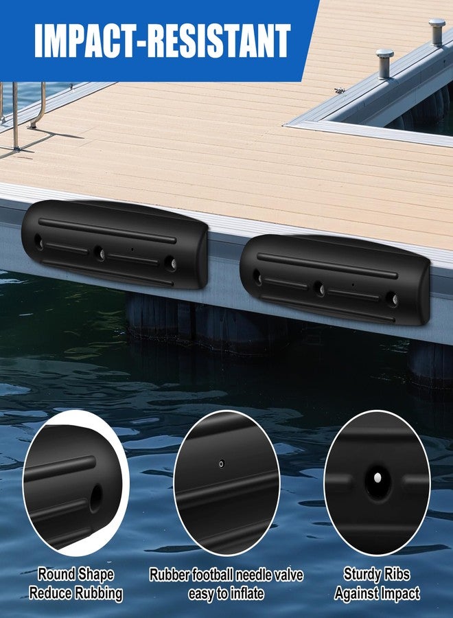 FBULWSEC Dock Bumpers for Dock Edge - Marine Grade Dock Fender Bumpers, 17-Inch UV-Resistant Horizontal Protection, Easy Install Dock Edge Bumpers Guard for Boat Dock Side or Edge, Soft Fenders - Image 3