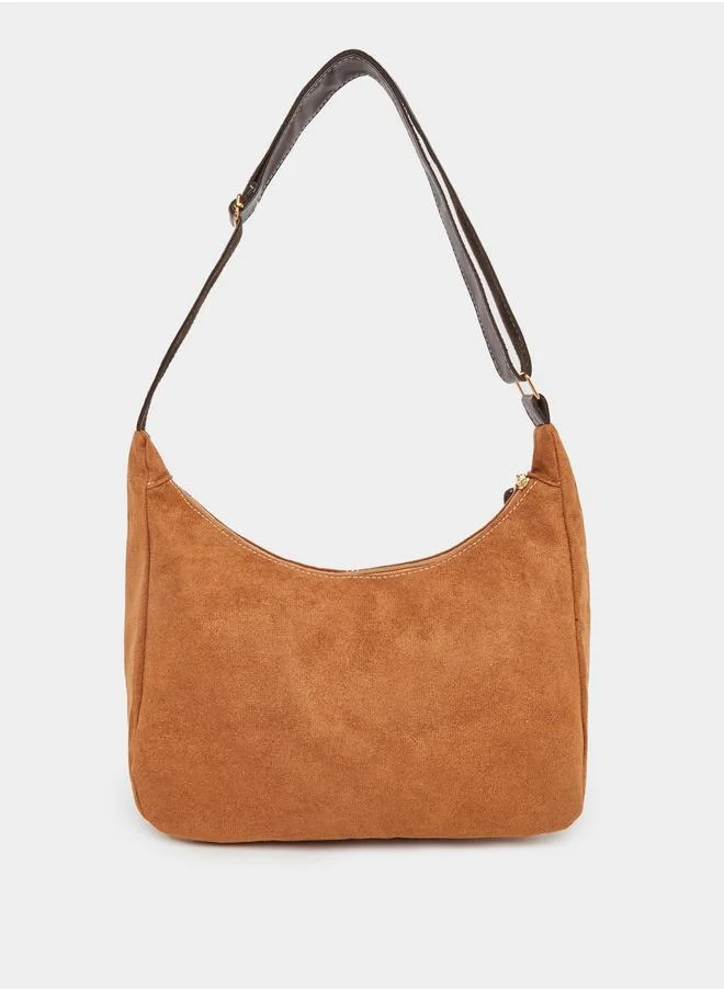 Styli Styli Plain Tassel Detail Shoulder Bag