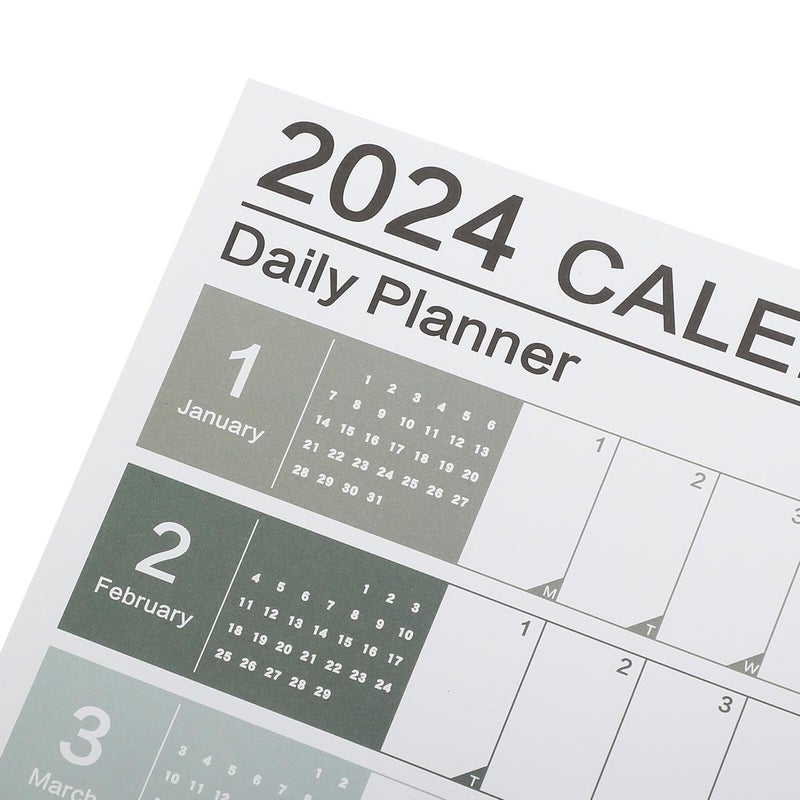 2024 Wall Calendar With Palette For Home Office Scheduling Decoration - Image 4