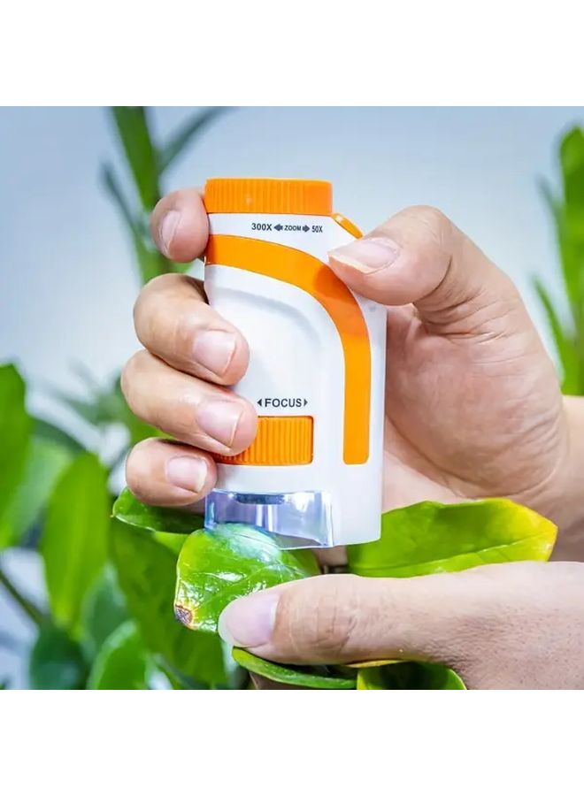 Black Portable Handheld Microscope For Kids Scientific Exploration Education Toy - Image 4