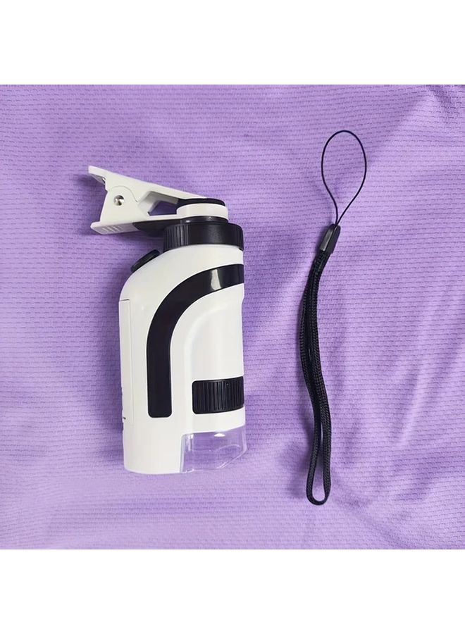 Black Portable Handheld Microscope For Kids Scientific Exploration Education Toy - Image 1