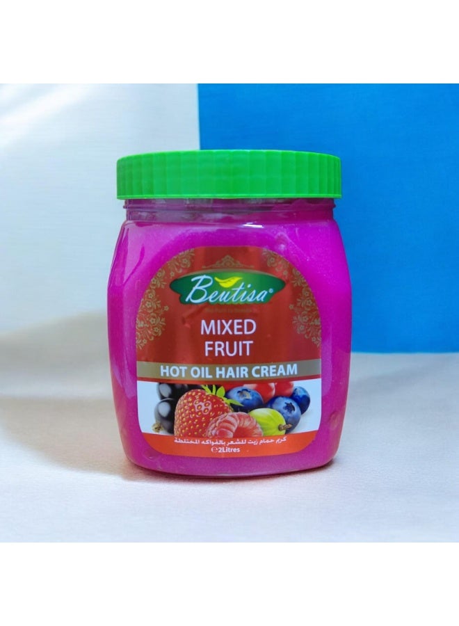 BEUTISA Hot Oil Hair Cream Mixed Fruit 2Litres - Image 1